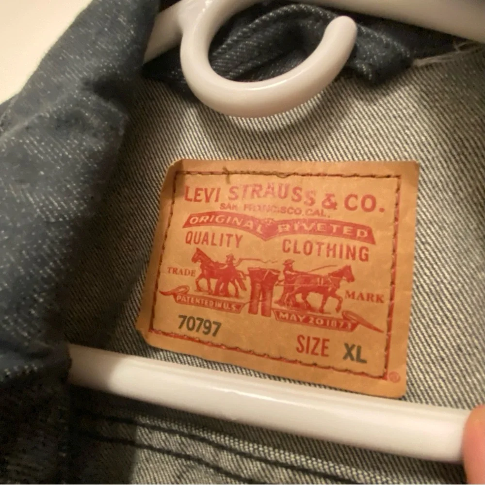 New without tags Levi’s indigo denim jacket